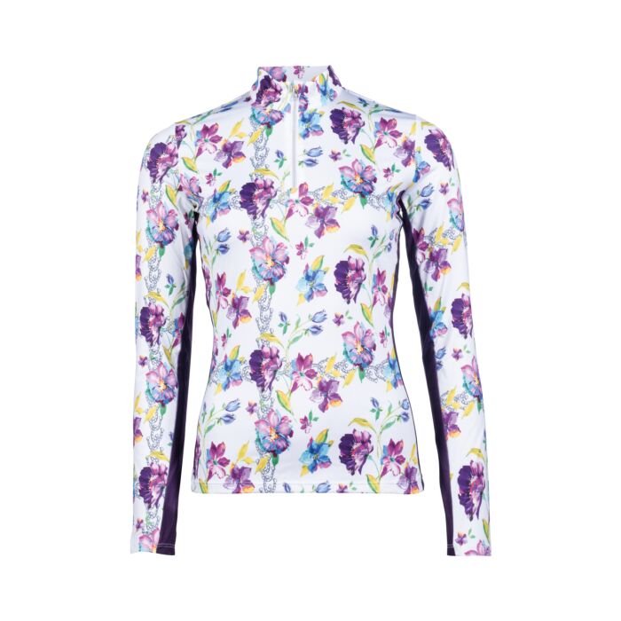 HKM Functional Shirt L/S - Lilac Flower