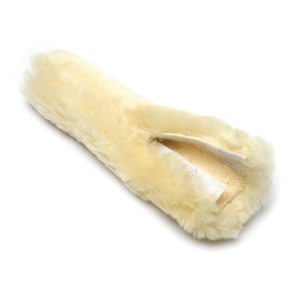 KM Elite Noseband Cover - 100% Merino Sheepskin