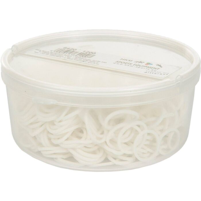 HKM Plaiting Bands in reusable Tub - 500pcs