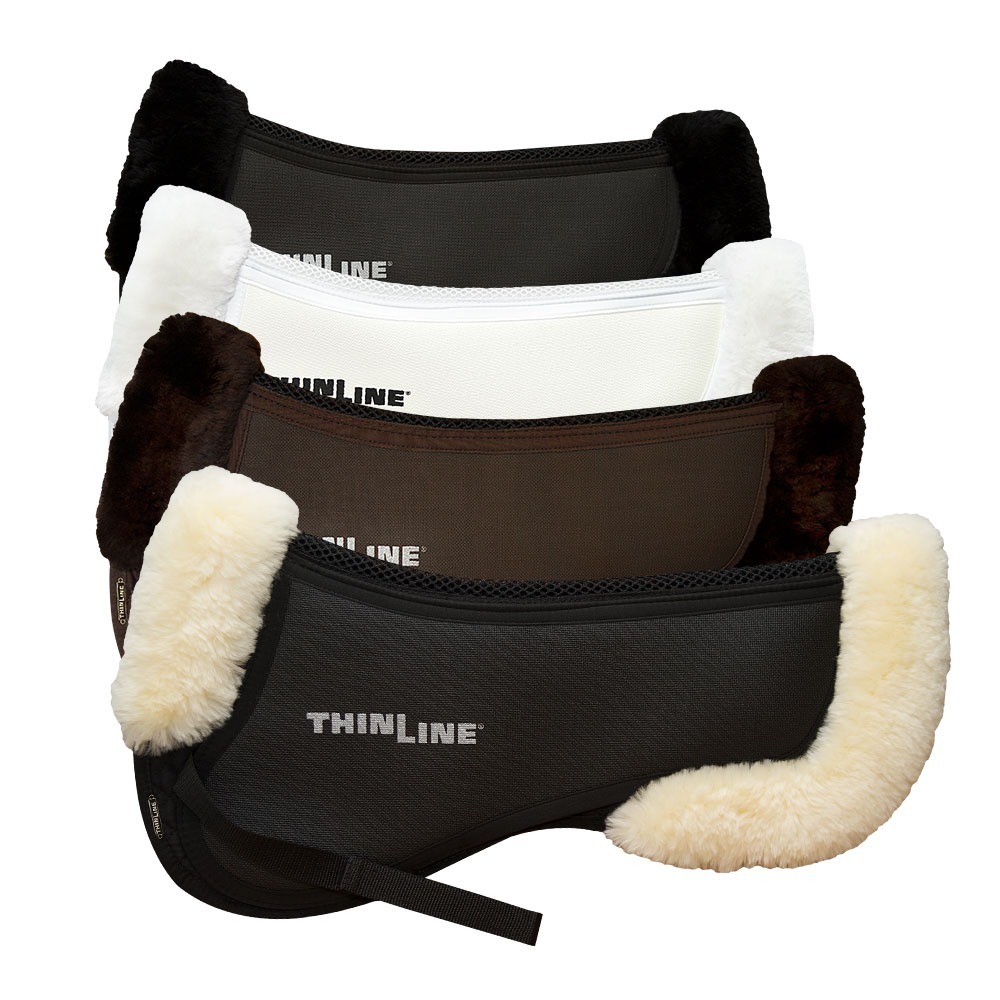 Thineline Trifecta Half Pad with Sheepskin Rolls Medium-Large