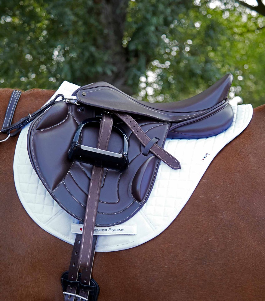 Premier Equine Bordeaux Synthetic Monoflap Saddle