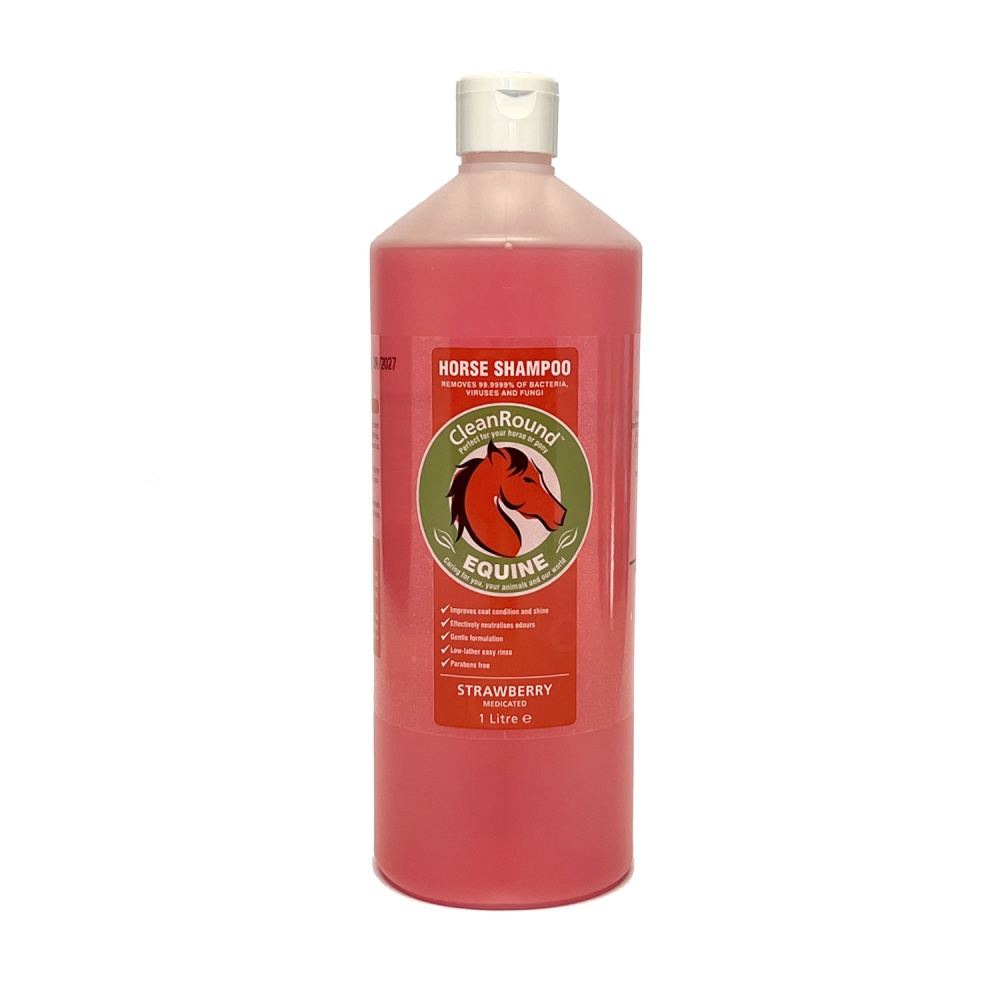 CleanRound Medicated Strawberry Horse Shampoo