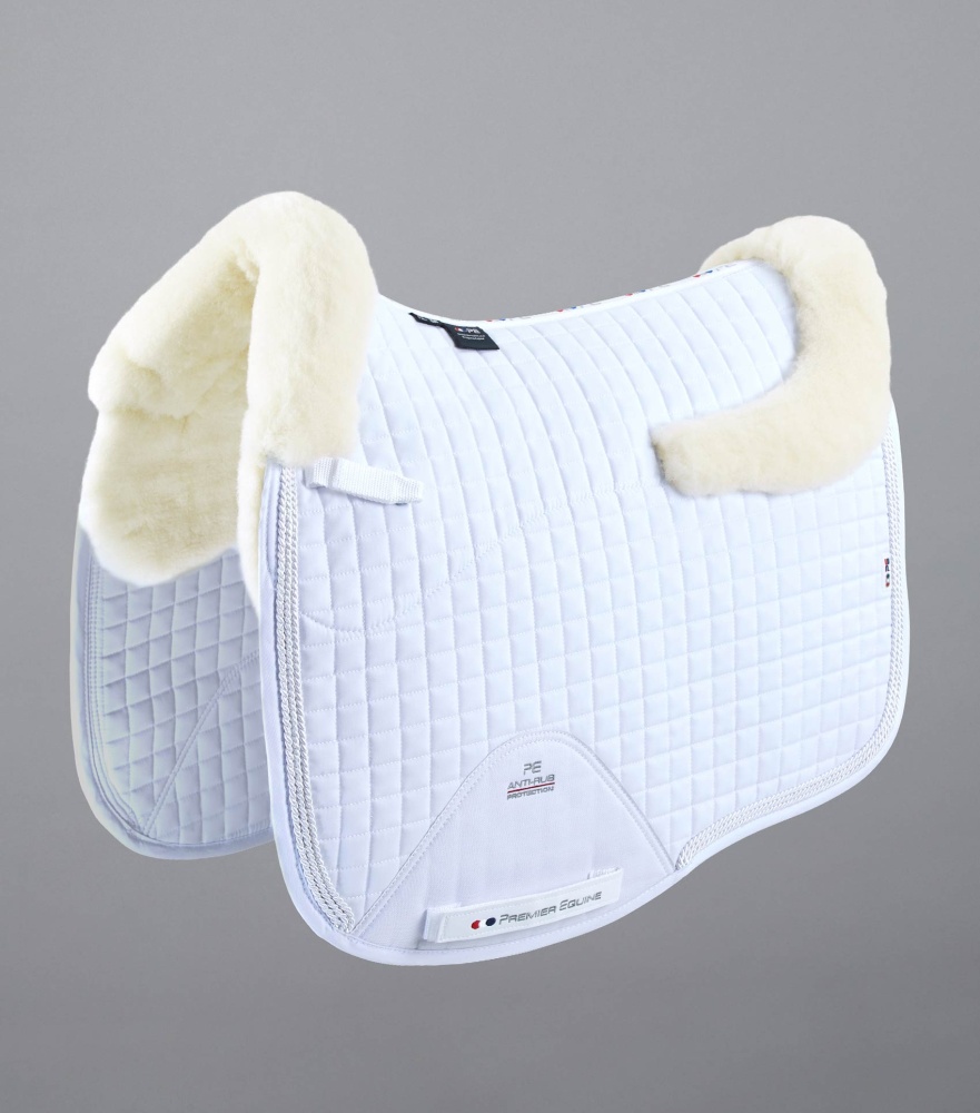 Premier Equine Close Contact Merino Wool European Saddle Pad - Dressage Square