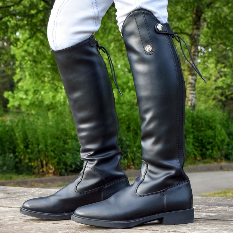 Brogini Kids Modena Piccino Synthetic Black Long Riding Boots