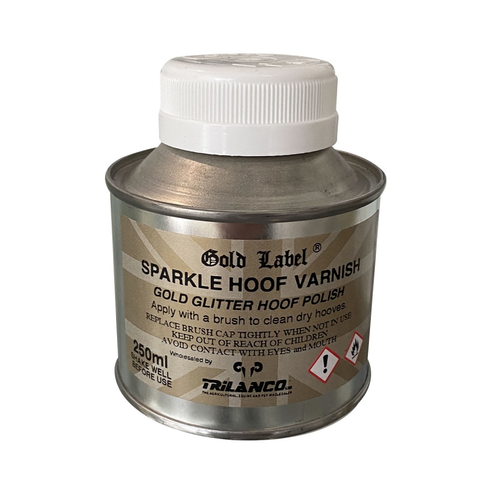 Gold label Sparkle Hoof Varnish