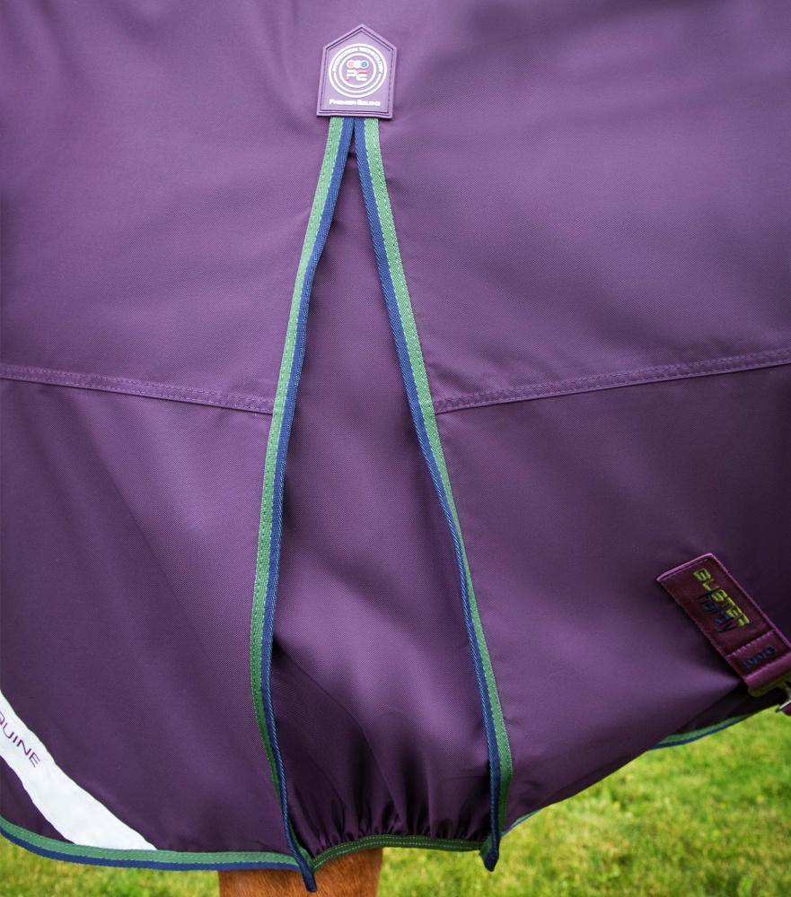 Premier Equine Buster Hardy 100g Half Neck Turnout Rug 7ft purple