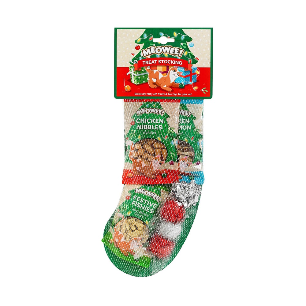 MeoWee Cat Treat Stocking