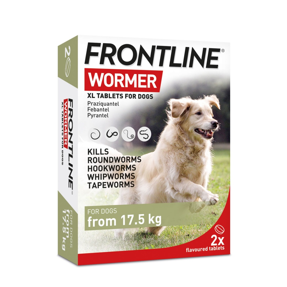 Frontline Wormer XL Tablets for Dogs