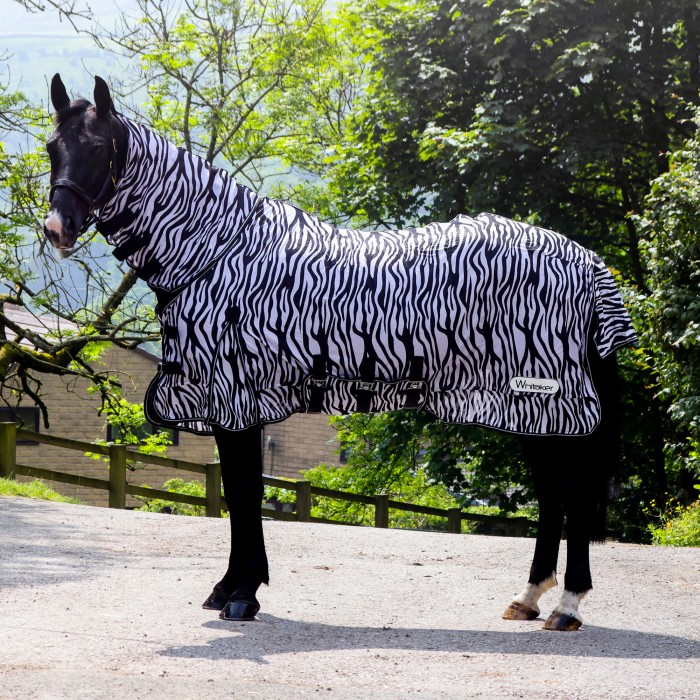 Whitaker Marwell Zebra Fly Rug with neck and belly flap