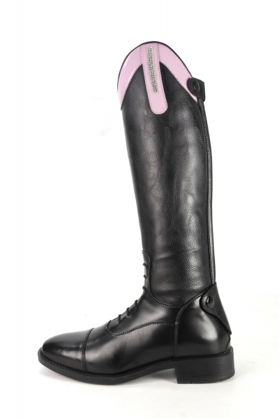 Brogini Como Piccino Long Riding Boots for Kids with Patent Top