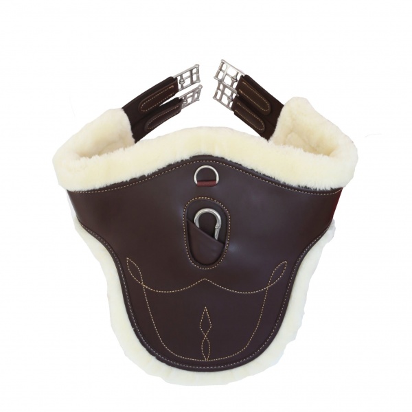 Kentucky Sheepskin Stud Guard Black 145cm