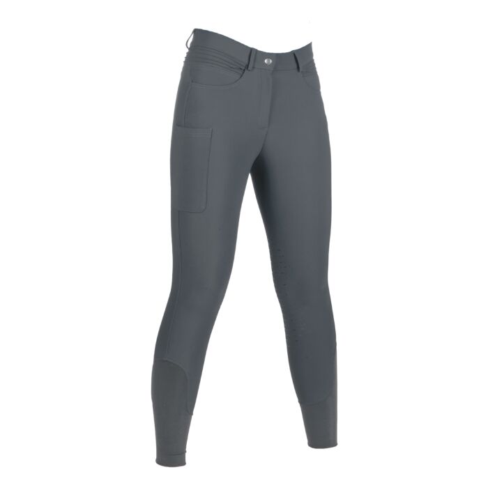 HKM Ladies Breeches Grey K/P - Rosewood