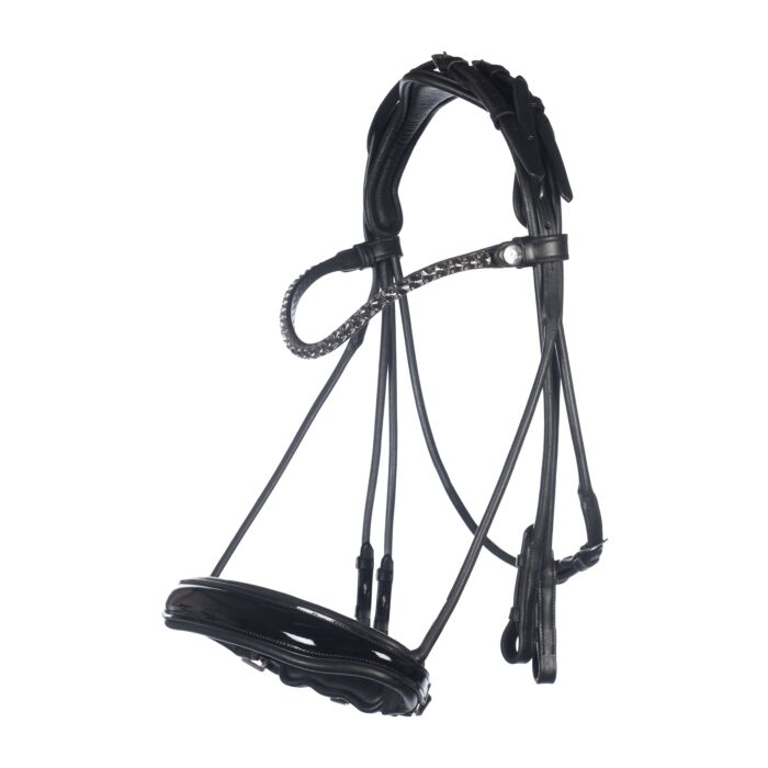 HKM Double Bridle Rolled - Kate