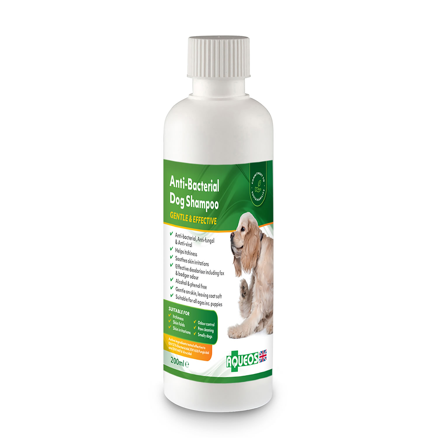 Aqueos Anti-Bacterial Dog Shampoo