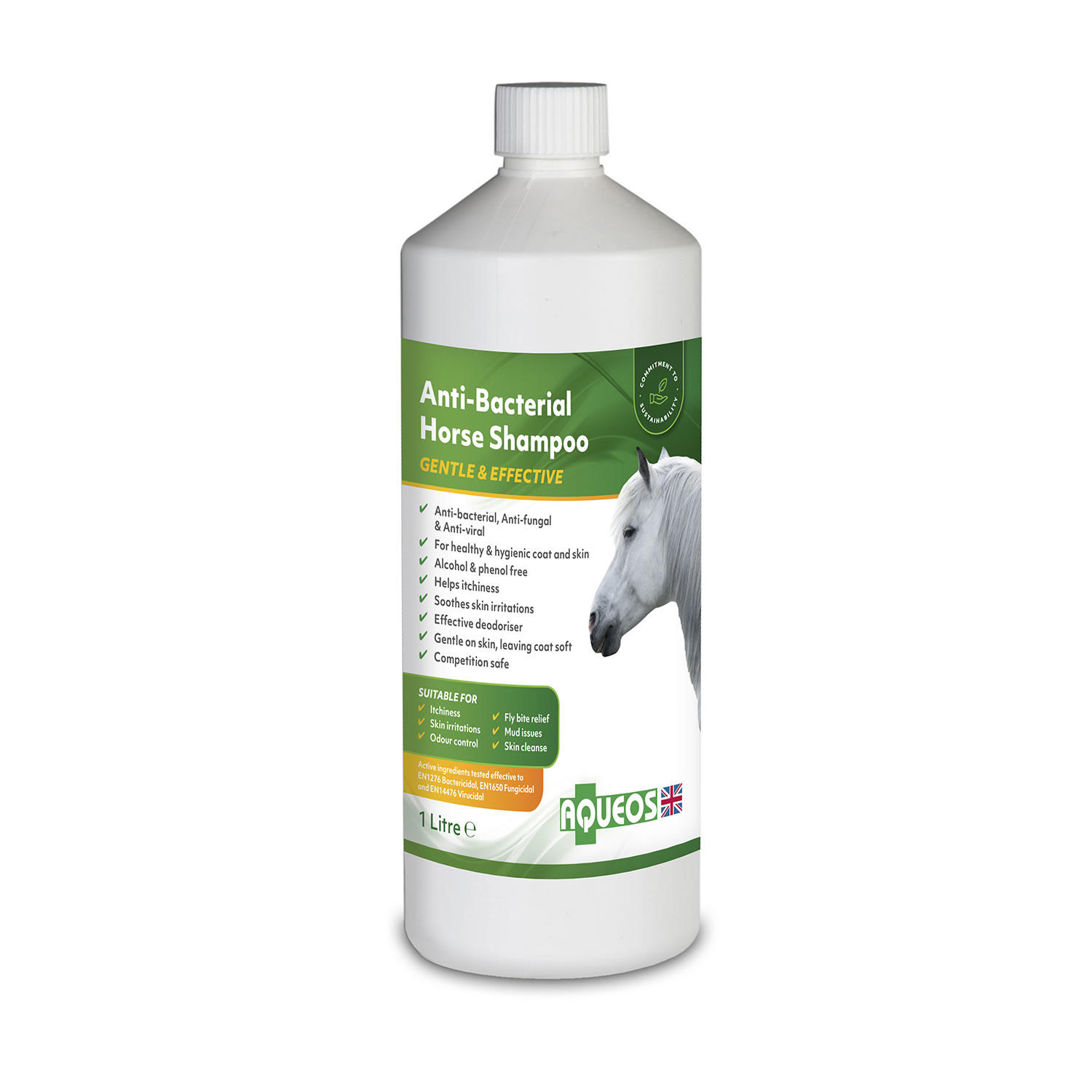 Aqueos Anti-Bacterial Horse Shampoo