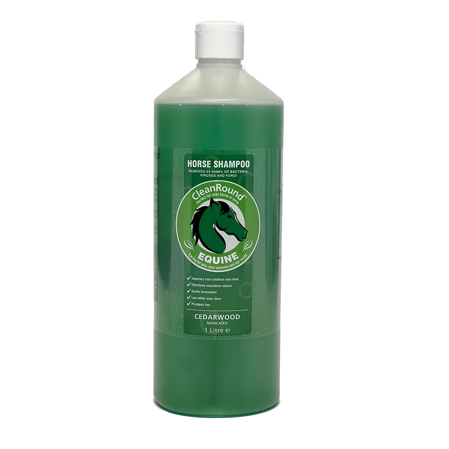 CleanRound Medicated Cedarwood Horse Shampoo