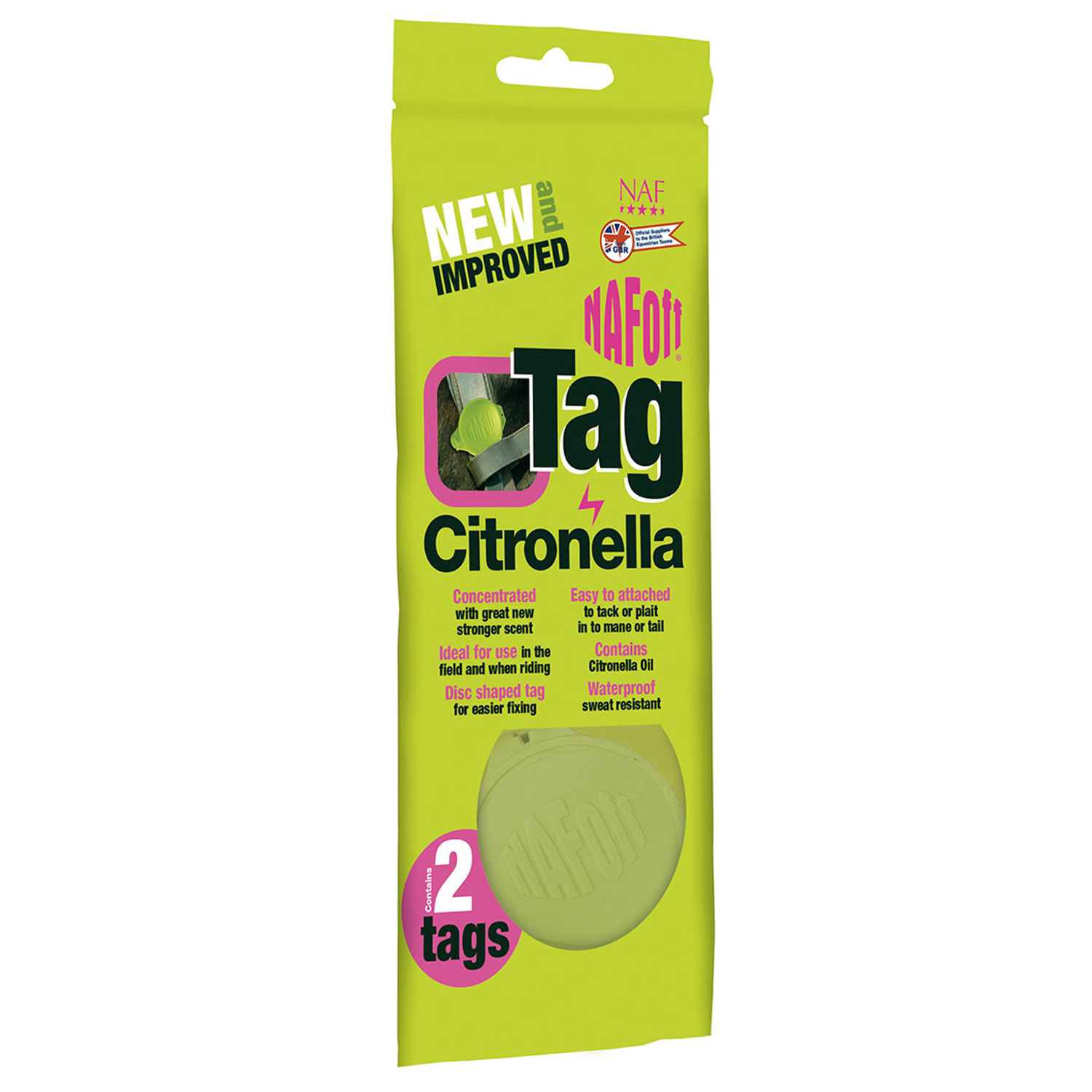 NAF Off Citronella Tag Twin pack