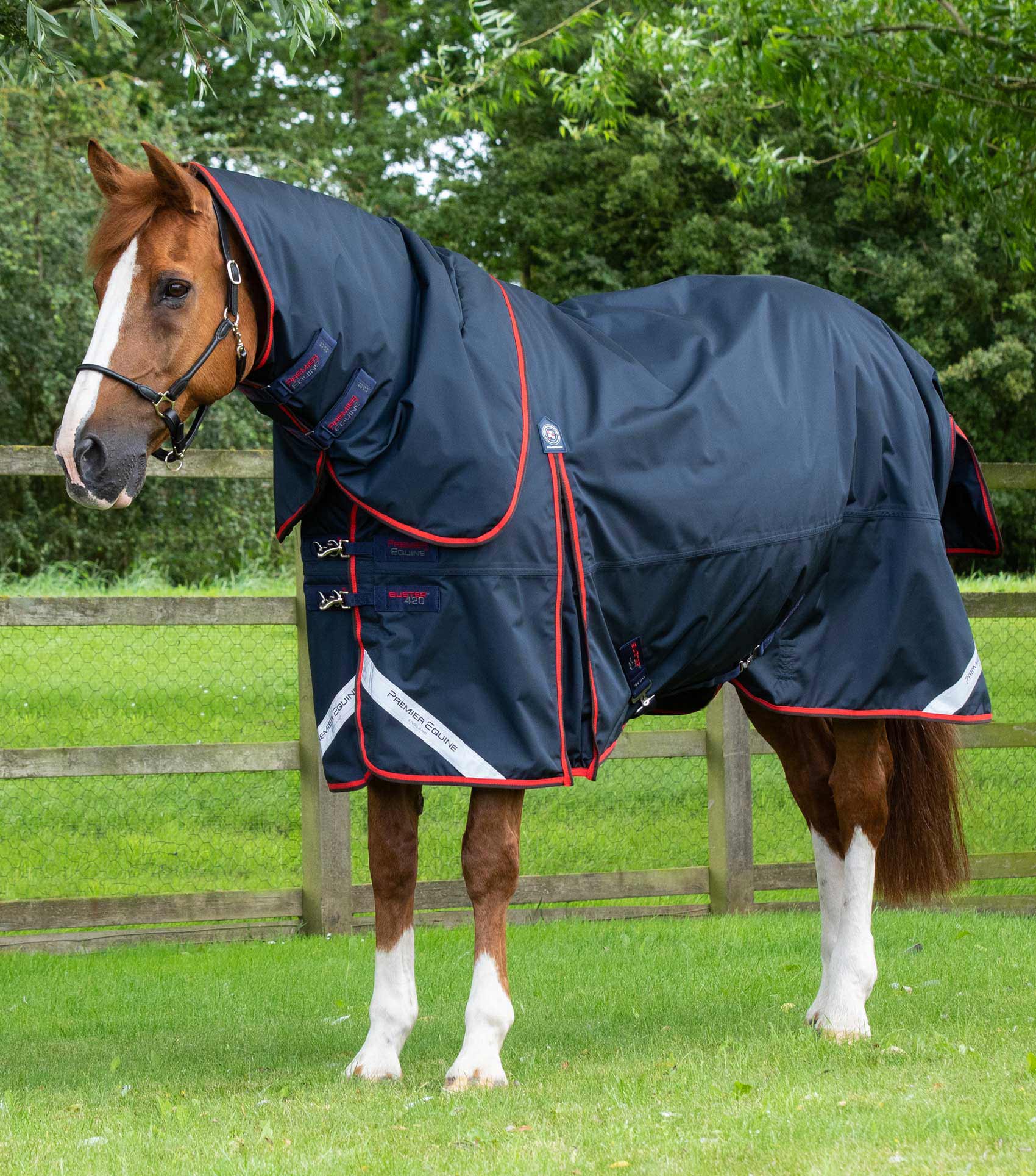 Premier Equine Buster 420g Turnout Rug with Classic Neck Cover