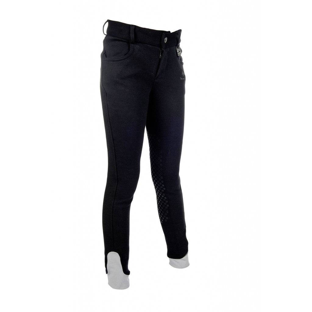 HKM Kids Riding Breeches - Easy - knee patch