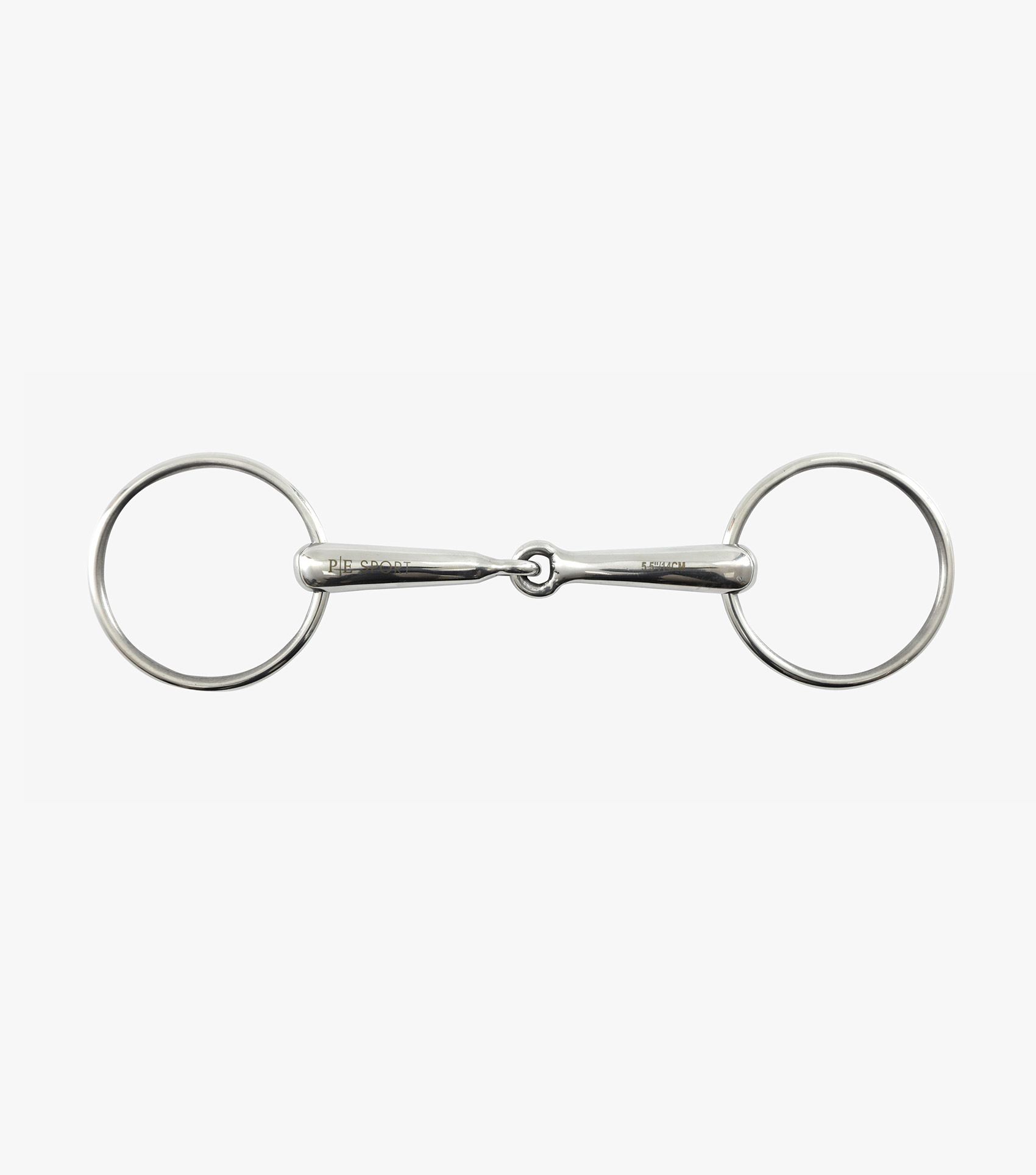 Premier Equine Hollow Mouth Race Snaffle with 75mm Rings