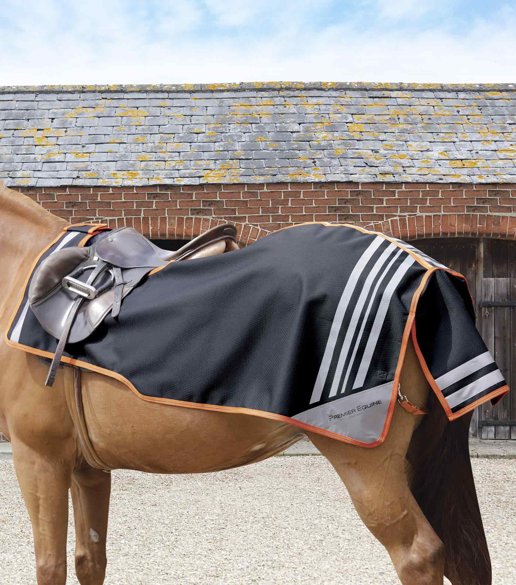 Premier Equine Stratus Horse Exercise Sheet Large Black