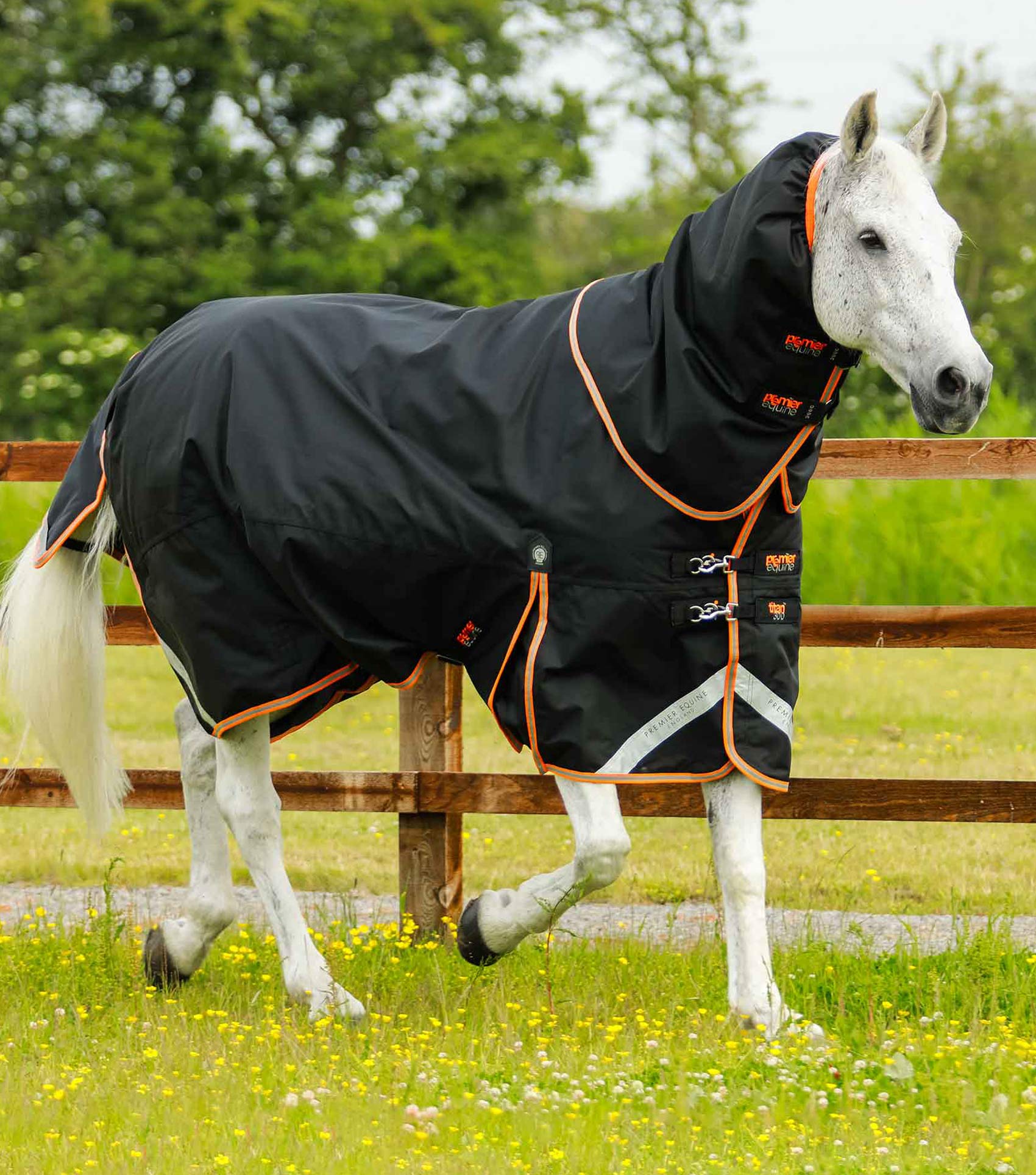 Premier Equine Titan 300g Turnout Rug with Snug-Fit Neck Cover