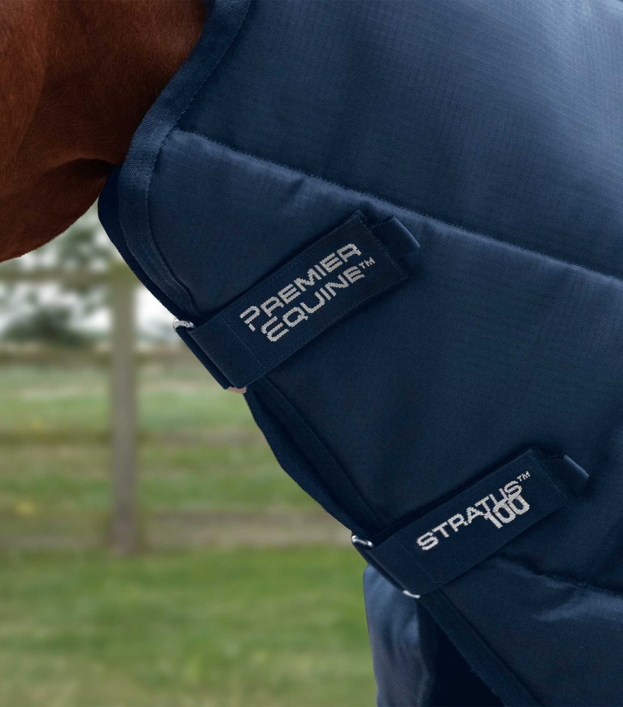 Premier Equine Stratus 100g Stable Rug with Detachable Neck Cover