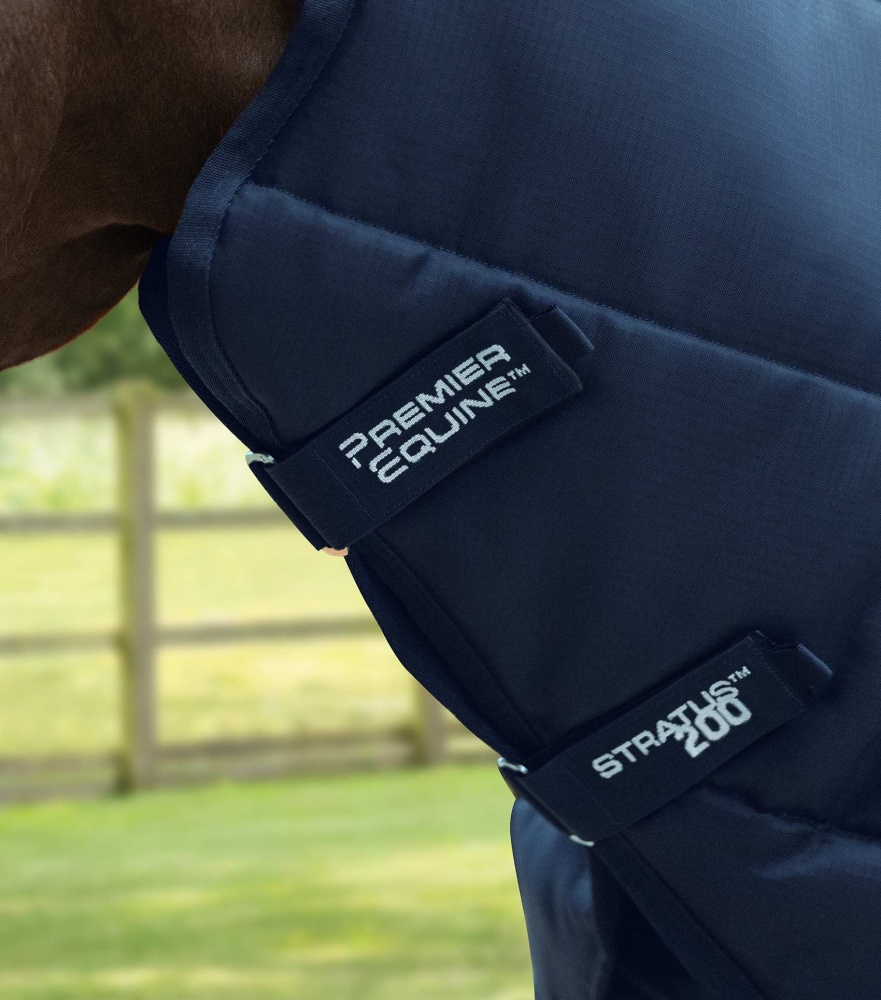 Premier Equine Stratus 200g Stable Rug with Detachable Neck Cover